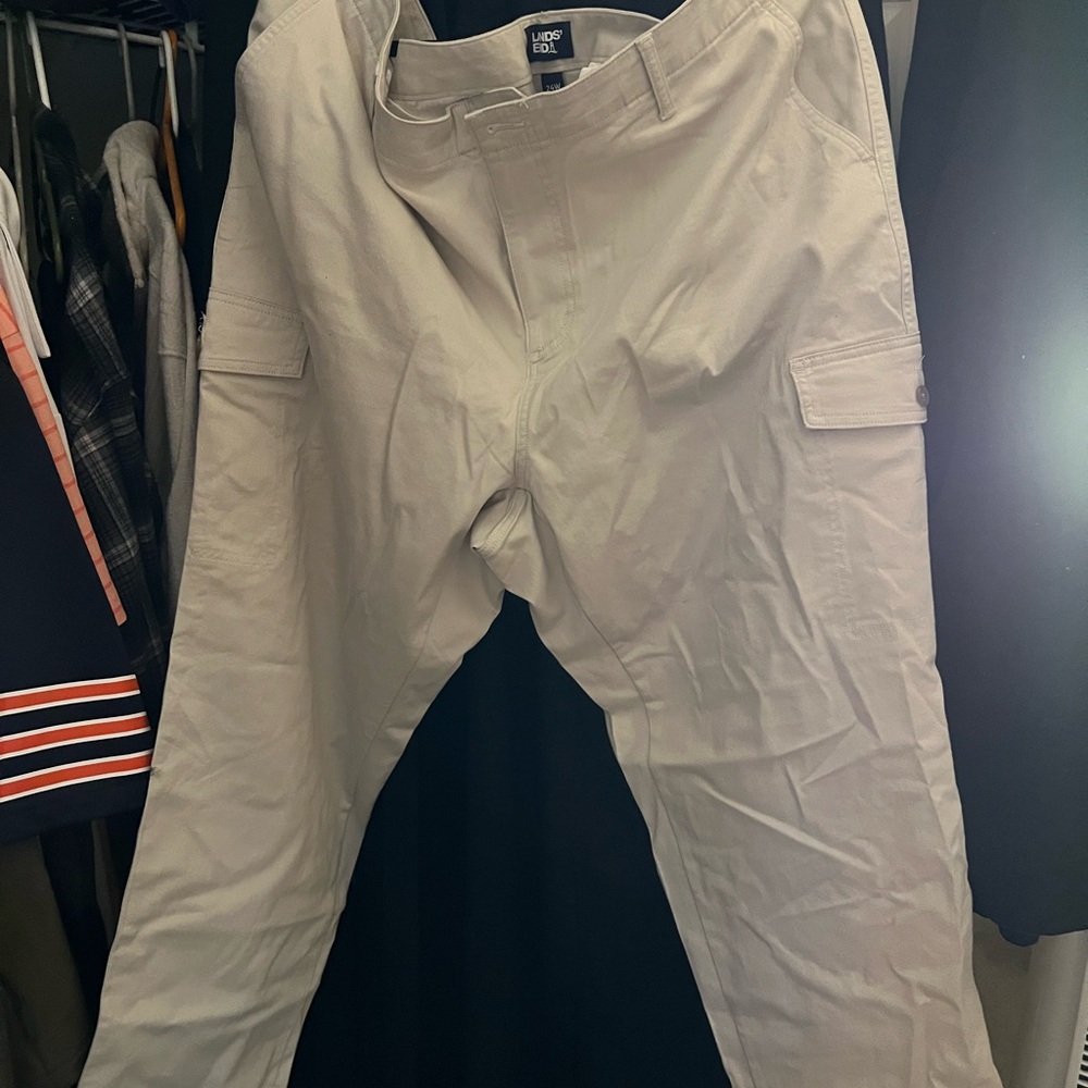 Lands' End Women’s light stone Cargo Pants